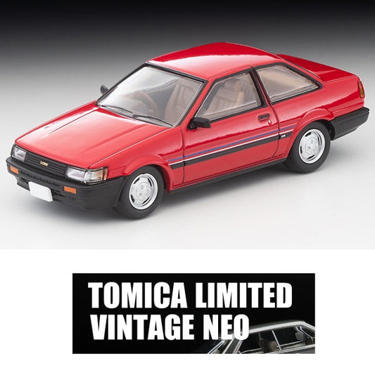 TOMYTEC Tomica Limited Vintage Neo 1/64 Toyota Corolla Levin 2door Lime (Red) 1984  LV-N284b