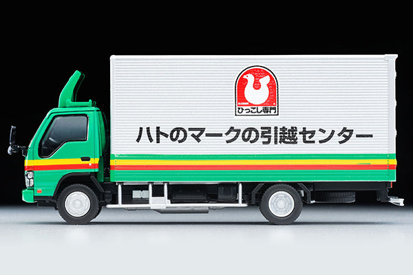 TOMYTEC Tomica Limited Vintage Neo 1/64 Isuzu Elf Panel Van (Pigeon Mark Moving Center) LV-N285a