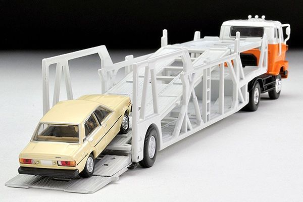 Tomica Limited Vintage 1/64 Hino HE366 Tractor + Antico ASZ022 Car Transporter LV-N89d