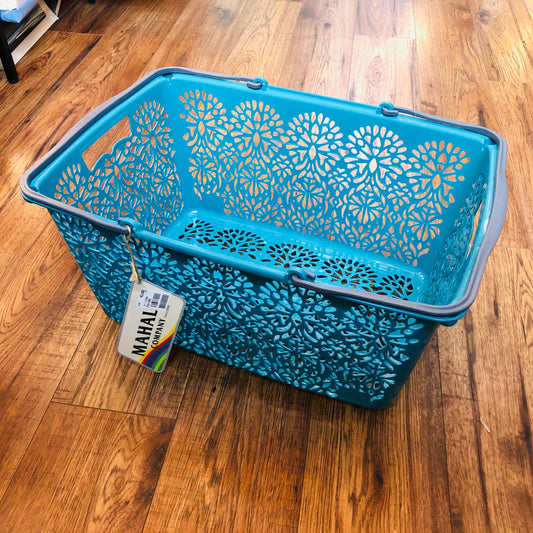 MAHAL COMPANY Japan Basket Large Turquoise