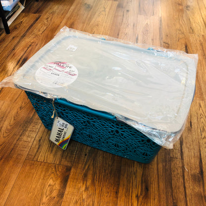 MAHAL COMPANY Japan Basket Large Turquoise
