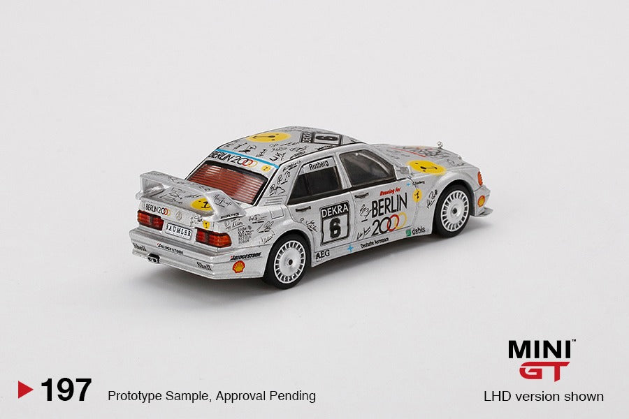 MINI GT 1/64 Mercedes-Benz 190E 2.5-16 Evolution II #6Berlin 1992 DTM Zolder LHD- China Exclusives MGT00197-L