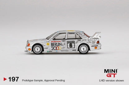 MINI GT 1/64 Mercedes-Benz 190E 2.5-16 Evolution II #6Berlin 1992 DTM Zolder LHD- China Exclusives MGT00197-L