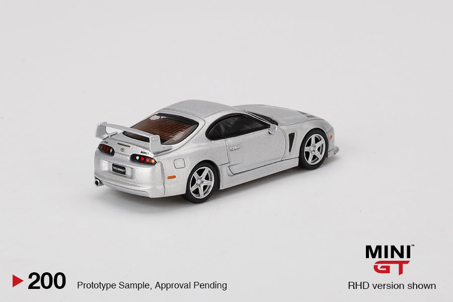 MINI GT 1/64 Toyota TRD 3000GT Alpine Silver Metallic LHD MGT00200-L