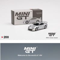 MINI GT 1/64 Toyota TRD 3000GT Alpine Silver Metallic RHD MGT00200-R