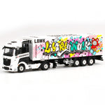 MINI GT 1/64 Mercedes-Benz Actros With 40 Ft Container "LBWK" Kuma Graffiti RHD MGT00333-R