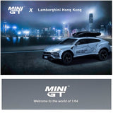 MINI GT 1/64 Lamborghini Urus "UNLOCK ANY ROAD HONG KONG" - HK Exclusive MGT00443-R