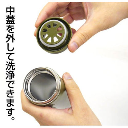 COSPA MOBILE SUIT GUNDAM - ZEON THERMOS BOTTLE KHAKI 270ml