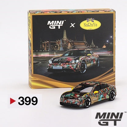 MINI GT 1/64 Porsche Taycan Turbo S NaRaYa Thailand Exclusive Edition MGT00399-R