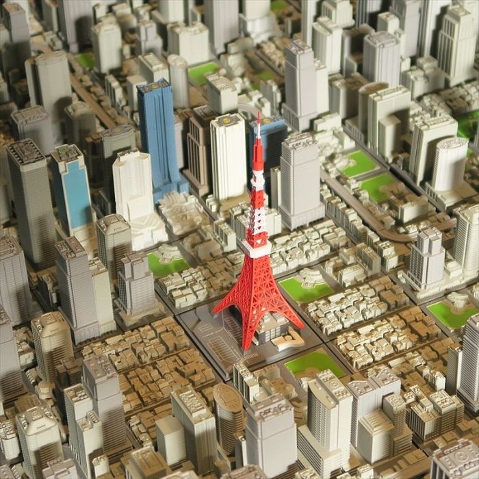 GEOCRAPER® Tokyo Tower 1:2500 Scale Model 60th Anniversary Limited Version