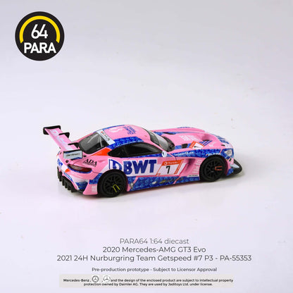 PARA64 1/64 Mercedes-AMG GT3 Evo 2021 24H Nurburgring Team Getspeed #7 P3 LHD PA-55353