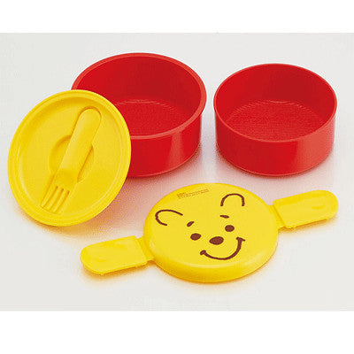 Winnie the Pooh Round Lunch Box Set by SKATER ONWR1