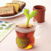 TORUNE Silicone Leaf Shape Tea Infuser P-3163