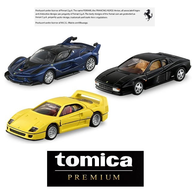TOMICA PREMIUM Ferrari 3 Models Collection