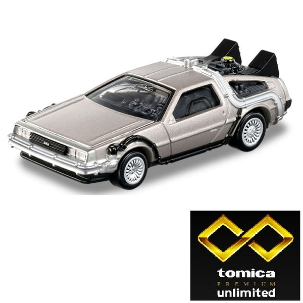 Tomica Premium unlimited 07 Back to the Future DeLorean (Time Machine)
