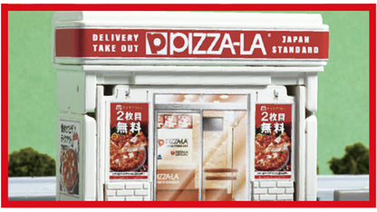 TOMICA WORLD Tomica Town Pizarra (with Tomica Pizza-La Delivery Bike)