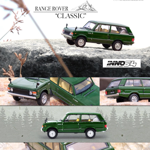 INNO64 1/64 RANGE ROVER "CLASSIC"  Lincoln Green IN64-RRC-LGRE