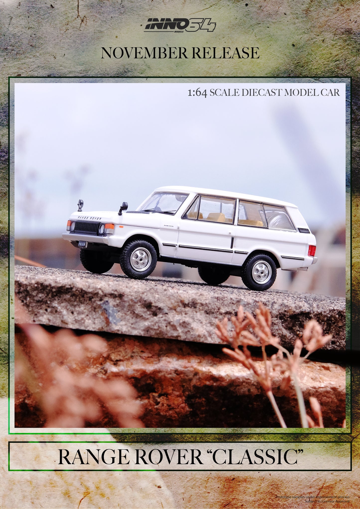 INNO64 1/64 RANGE ROVER "CLASSIC" White IN64-RRC-WHI