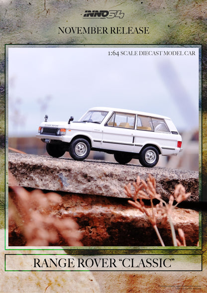 INNO64 1/64 RANGE ROVER "CLASSIC" White IN64-RRC-WHI