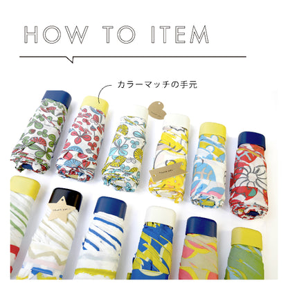 a.s.s.a Folding Umbrella with storage bag and gift tag - Navy RMM-157