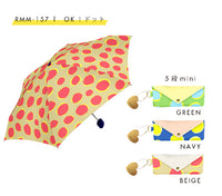 a.s.s.a Folding Umbrella with storage bag and gift tag - Navy RMM-157