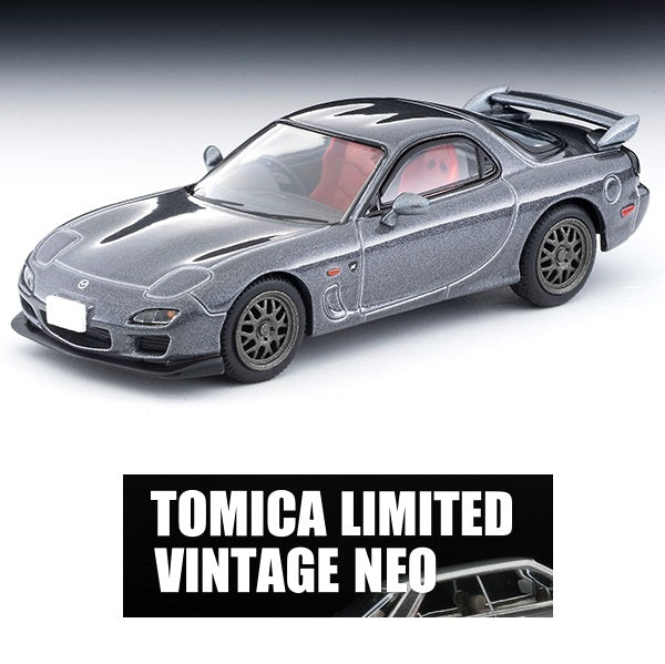 TOMYTEC Tomica Limited Vintage Neo 1/64 LV-N Japanese Car Era 16 Mazda RX-7 SPIRIT R Type A 2002 model GRAY