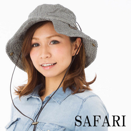 Safari 2-way Hat - Black