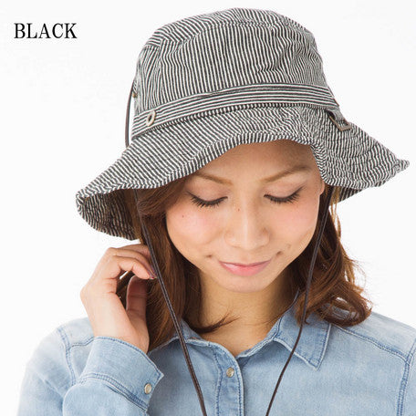 Safari 2-way Hat - Black