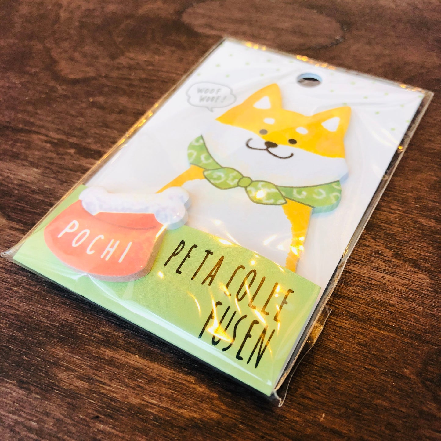 PETA COLLE FUSEN Shiba Inu Sticky Note