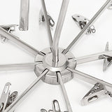 Stainless Steel Hanger with 16 pegs