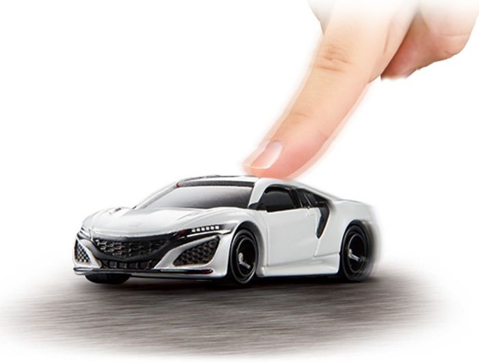 TOMICA 4D 04 HONDA NSX CASINO WHITE PEARL Scale 1/62