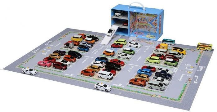 TOMICA SHOPPING MALL & LARGE PARKING LOT
