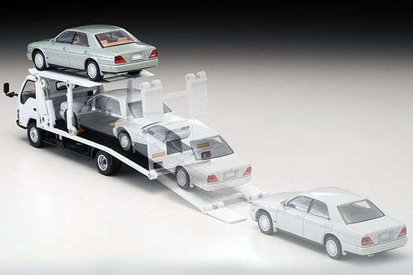 Tomica Limited Vintage Isuzu Elf Hanamidai Automobile Safety Loader Big Wide (White) LV-N191a