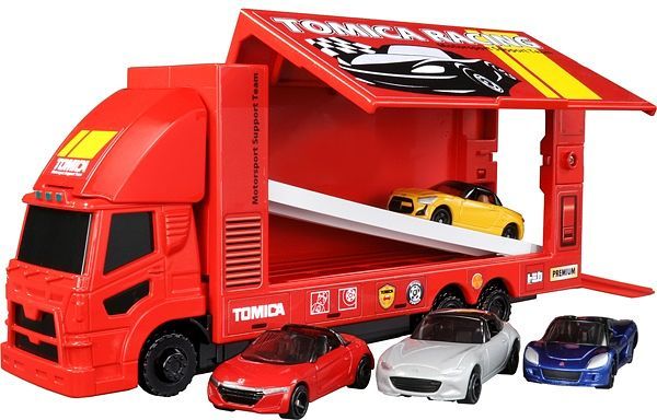 TOMICA TRANSPORTER SET (TOMICA RACING MOTORSPORT SUPPORT TEAM)