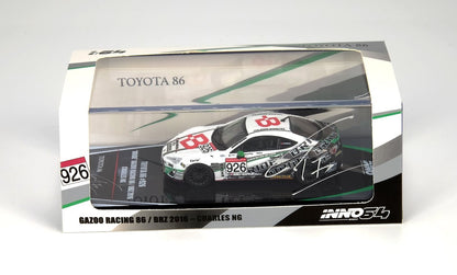 INNO64 1/64 TOYOTA 86 #926 "BRIDE" GAZOO RACING 86/BRZ 2016 Limited 1200pcs Worldwide - Charles Ng Signature Model IN64-GT86-BRI