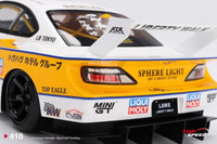 PREORDER TOP SPEED 1/18 LB-Super Silhouette Nissan S15 SILVIA Presentation TS0418 (Approx. Release Date : AUGUST 2022 subject to manufacturer's final decision)