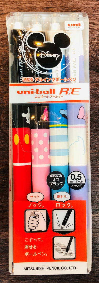 uni-ball RE Disney Ball Pen Set of 4 URN-200D-05 4C