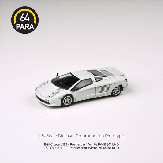 PARA64 1/64 1991 Cizeta V16T Pearlescent White LHD PA-55501