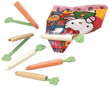 Iwata Ryo VEGGIES Bag Clip 3pk #9140